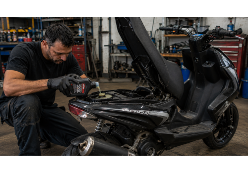 Масло за Yamaha Aerox 50 2T – какво да избера