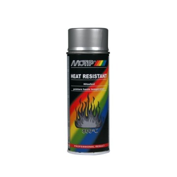 Термоустойчива боя -MOTIP- сребриста, мат, 400ml