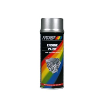 Боя за двигател спрей -MOTIP- сребриста, 400ml