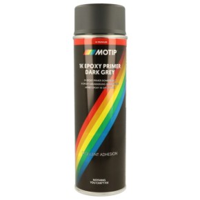 Грунд спрей -MOTIP- епоксиден, сив, 500ml