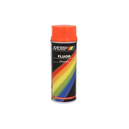 Флуоресцентна боя -MOTIP- червена / оранжева, 400ml