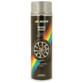 Боя за джанти спрей -MOTIP- акрилна, сребриста, 500ml