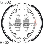 Накладки (челюст) -TRW- MCS802, 160x30mm, Honda CB250/360/400 Four (1968-1979), TRX300 2x4/4x4 (1988-2000)