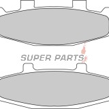 Накладки -FERODO- FDB481P, Kawasaki ER / GPX / GPZ / Tengai / KLE / Eliminator / Zephyr / ZRX / ZX / ZZR, Suzuki DR / GS / Bandit / GSX / VX 400-1200 1988-2008