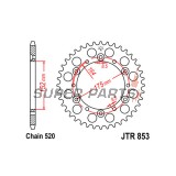 Заден пиньон -JT- JTR853,41, 41 зъба, стоманен, Kreideler 170 170 2004-2006, Yamaha DT 200 1989-1995, IT 200 1984-1986, SR 500 1991-1999, TT 250 1989-2004, TT 350 1986-1992, TT 600 1983-1992, 1996-2003, TT-R 250 1999-2006, WR 125/400 1998