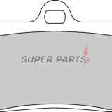 Накладки -FERODO- FRP408ST, Aprilia RS, Ducati Monster / SS / 916, Moto Guzzi California / Daytona / Sport, MZ Skorpion
