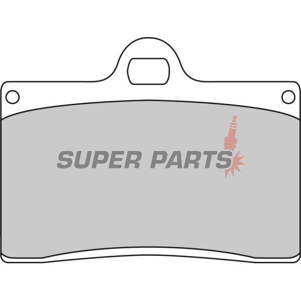 Накладки -FERODO- FRP408XRAC, Aprilia RS, Ducati Monster / SS / 916, Moto Guzzi California / Daytona / Sport, MZ Skorpion
