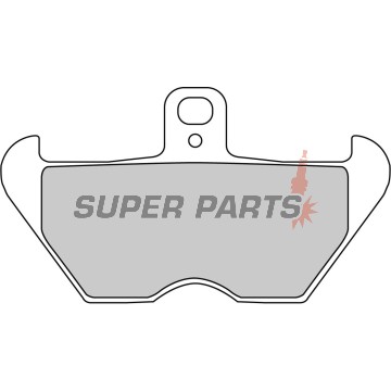 Накладки -FERODO- FDB2050ST, BMW K / K1 1000 / 1100 / 1200 RS / LT 1989-2001, BMW R 850 / 1100 / 1150 / 1200 GS / RS / RT / R / C 1994-2003