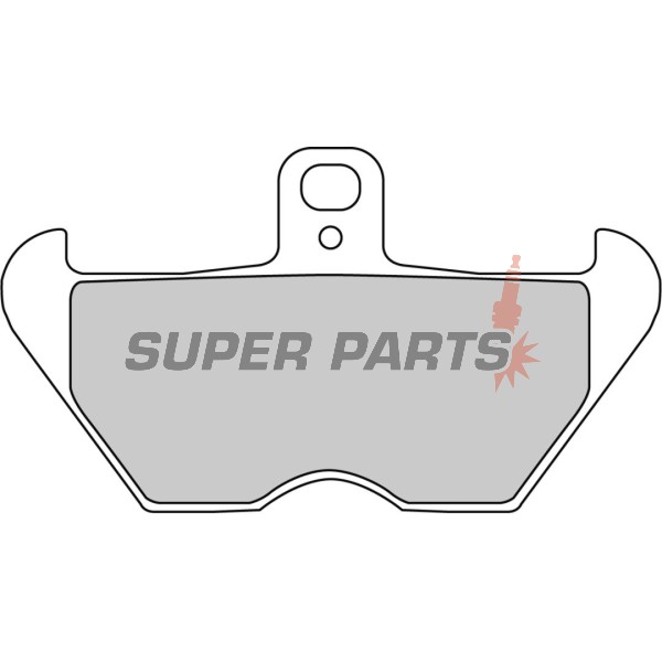 Накладки -FERODO- FDB2050ST, BMW K / K1 1000 / 1100 / 1200 RS / LT 1989-2001, BMW R 850 / 1100 / 1150 / 1200 GS / RS / RT / R / C 1994-2003