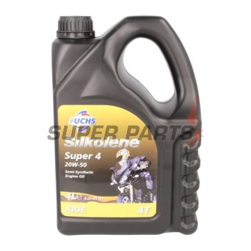 Двигателно масло -SILKOLENE- 20W50, полу-синтетика, 4L