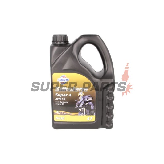 Двигателно масло -SILKOLENE- 20W50, полу-синтетика, 4L