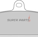 Накладки -FERODO- FDB557P, Suzuki Bandit 1200 / GSX-R / RF 900R, Triumph Daytona / Rocket III / Speed Triple / Sprint / TT / Thunderbird / Trophy, Yamaha FZR 750R 1988-2015