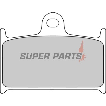 Накладки -FERODO- FDB557P, Suzuki Bandit 1200 / GSX-R / RF 900R, Triumph Daytona / Rocket III / Speed Triple / Sprint / TT / Thunderbird / Trophy, Yamaha FZR 750R 1988-2015