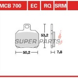 Накладки -TRW- MCB700EC, Aprilia ETV, RS, RSV, SL, Tuono; Benelli TNT, Tornado, TreK; Ducati 1098, 1198, 848, Monster, Multistrada, Panigale; KTM RC8, Super Duke; Moto Guzzi Breva, Nevada; Piaggio Beverly, X8, X9; Yamaha YP, VP, XQ