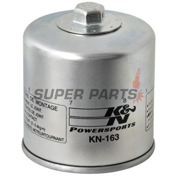 Маслен филтър -K&N- KN-163, със 17мм гайка за лесно развиване