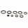 Комплект семеринги за двигател -ATHENA- Husaberg TE 250/300 2011-2012, Husqvarna TC 250 2017, TE 250/300 2014-2016, KTM EXC 250/300 2004-2016, Freeride 250 2014-2017, MXC 300 2004-2007, SX 250 2003-2016, XC 250 2006-2018