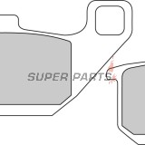 Накладки -FERODO- FDB339ST, Kawasaki EL / ZL Eliminator, EN / VN Vulcan, GPZ Ninja / Uni Trak, GTR, Z / ZX Turbo 250-1500 1983-2000