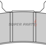 Накладки -FERODO- FDB2181XRAC, Honda CB 1000R, CBR 600RR/1000RR Fireblade - 600/1000cc, 2003-2016
