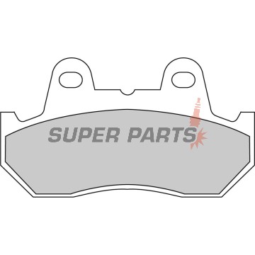 Накладки -FERODO- FDB665P, Honda CB 900/1100, CBR 600F (1987-1990), CX 500/650, VF 500-1000 Interceptor & Magna, VT 500-1100 Shadow, XL 600 Transalp (1980-2000)