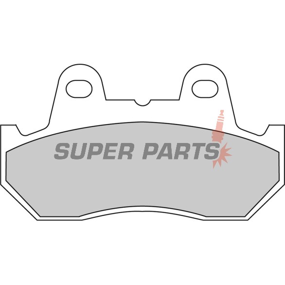 Накладки -FERODO- FDB665P, Honda CB 900/1100, CBR 600F (1987-1990), CX 500/650, VF 500-1000 Interceptor & Magna, VT 500-1100 Shadow, XL 600 Transalp (1980-2000)