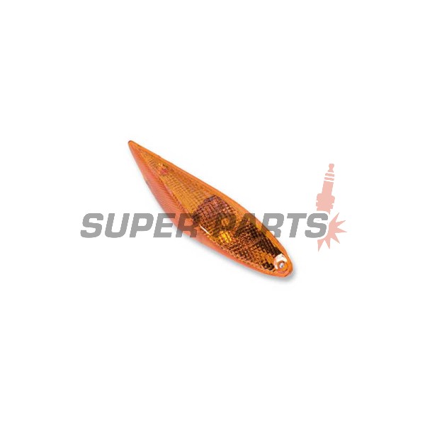 Стъкло за мигач -VICMA- преден десен, MBK CW 50 Booster/RS/Rocket/Track, Yamaha CW 50 BWS/Spy/NG/Bump 50cc 1995-2009