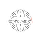 Спирачен диск -TRW- MST364, 250mm, Suzuki GS500E / GS500F + GSF400 Bandit + GSX600F (1989-2011) + Yamaha TDR125 (1989-2002)