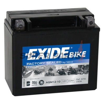 Акумулатор -EXIDE- YTX12-BS READY, 10Ah 12V