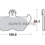 Накладки -TRW- MCB680, Beta Evo/Minicross/Minitrial 50-300 2T/4T, BMW K/K1 1000-1200LT/RS, BMW R 850/1100/1150GS/RT/RS/S/C (1988-2005)
