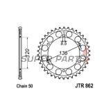 Заден пиньон -JT- JTR862,45, 45 зъба, стоманен, Yamaha FZ 600 1986-1989, RD 500 1984-1987, XJ 600 1984-1991, YX 600 1986-1990