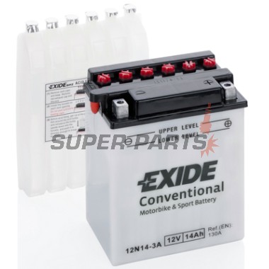 Акумулатор -EXIDE- 12N14-3A, 14Ah 12V