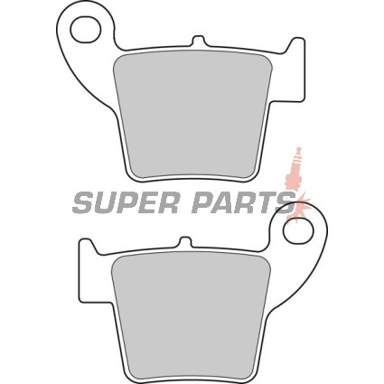Накладки -FERODO- FDB2139SG, Fantic Caballero 250 2019, Honda CR / CRF 125 / 250 / 450 2002-2019