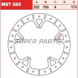 Спирачен диск -TRW- MST383, 292mm, Yamaha YZF-R125 125 (2008-2013)