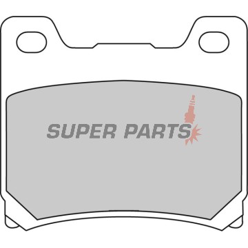 Накладки -FERODO- FDB337ST, Norton Commander 580, Yamaha BT Bulldog / FJ / FZ / FZR / FZX Fazer / GTS / RD / TDM / TRX / XJ / XJR / XV Virago / XVS Drag Star / YZF 350-1300 1983-2015