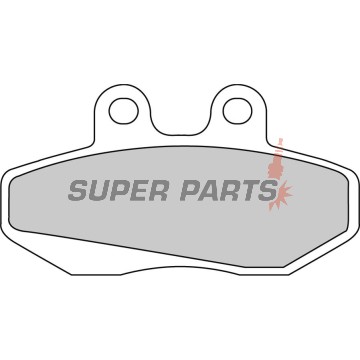 Накладки -FERODO- FDB706P, Aprilia Classic/Pegaso/RX/Red Rose/Tuareg 125 Beta RR50 Bultaco Lobito 50/75 Derbi GPR50 Gilera Runner 125/180 Husqvarna WXE125 Peugeot XR6 50 Rieju MRX/RR/RS-1/SMX Sachs Roadster 125V2 Simson 125SM