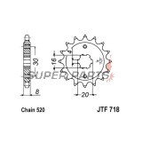 Преден пиньон -JT- JTF718,13, 13 зъба, Cagiva WMX 125 1989-1992, WMX 250 1987-1988, Husqvarna CR 125 1990-1994, WR 125 1990-1994, WR 250 1990-1991
