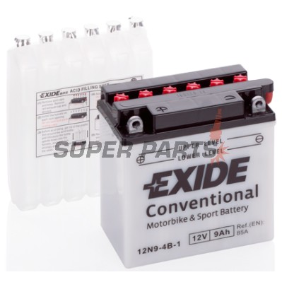 Акумулатор -EXIDE- 12N9-4B-1, 9Ah 12V