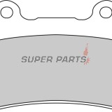 Накладки -FERODO- FDB662P, Yamaha FJ 1200 / 1200A ABS (1988-1994) / FZR 750RT Genesis (1987-1988) / TDM 850 (1996-2001) / XJ 900S Diversion (1995-2003) / XJR 1200 (1995-1998) / XVZ 1300 Royal Star / Venture / Tour Classic (1997-2001)