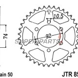 Заден пиньон -JT- JTR856,45, 45 зъба, стоманен, Yamaha XJ 400 1982, XJ 550 1981-1985