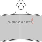 Накладки -FERODO- FDB533P, Honda CB900F Hornet / CBR900RR Fireblade / VFR750R / VTR1000F Fire Storm-Superhawk (1988-2007)