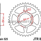 Заден пиньон -JT- JTR812,41, 41 зъба, стоманен, Suzuki GT 250 1973-1975