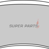 Накладки -FERODO- FDB2083ST, Yamaha VP X-City 250, YP Majesty 250, X-Max 125/250/400 ABS & Sport (1998-2017)