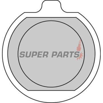 Накладки -FERODO- FDB220P, Kawasaki Z 1000 ST / 1300A, Z/ZG 1300A DFI 1979-1987