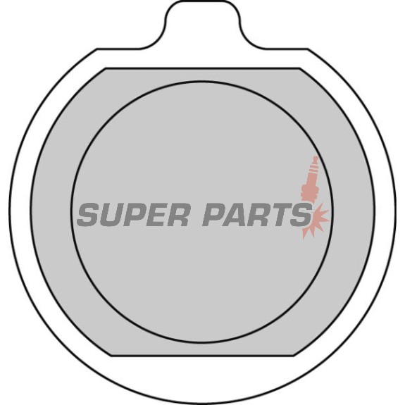 Накладки -FERODO- FDB220P, Kawasaki Z 1000 ST / 1300A, Z/ZG 1300A DFI 1979-1987