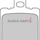 Накладки -FERODO- FDB2081AG, Aprilia Leonardo, Cagiva Cucciolo, SYM Jet Sport-X (1996-2010)