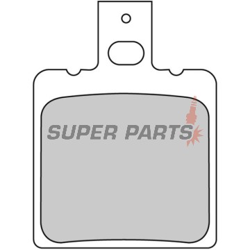 Накладки -FERODO- FDB2081AG, Aprilia Leonardo, Cagiva Cucciolo, SYM Jet Sport-X (1996-2010)