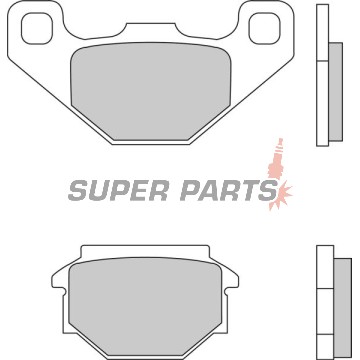 Накладки -FERODO- FDB828ST, Adly ATV, Aprilia ETX / MX / Pegaso / RX / SX / Tuareg, Beta Alp / M4, Buell Cyclone / Lightning / Thunderbolt, Husqvarna CR / TE / WR, Kawasaki KLE / KLR / KX, MZ Baghira / Mastiff, Peugeot / PGO / Piaggio scooters, Sachs XTC