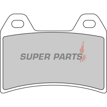 Накладки -FERODO- FDB2042XRAC, Aprilia Pegaso / RSV / Falco / Dorsoduro / Tuono, Benelli Tornado / TnT / TreK, BMW F / G / R nineT, Ducati Monster / Multistrada / SS / ST / Streetfighter, Husqvarna SM / Nuda / Svartpilen, KTM Adventure / Duke / LC4 / Supe