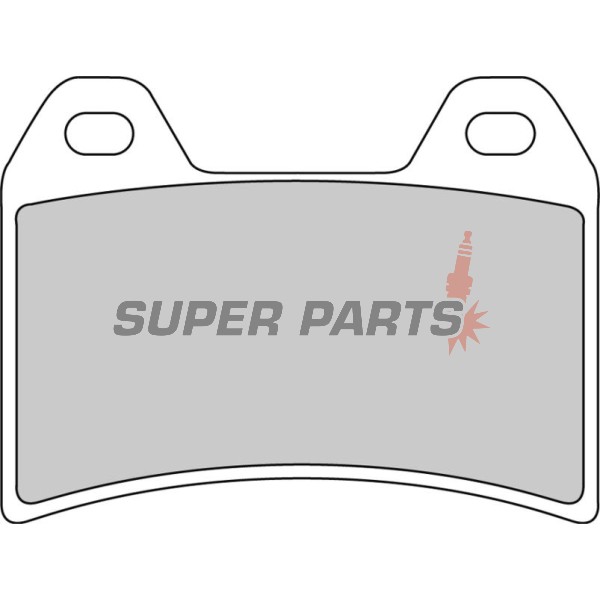 Накладки -FERODO- FDB2042XRAC, Aprilia Pegaso / RSV / Falco / Dorsoduro / Tuono, Benelli Tornado / TnT / TreK, BMW F / G / R nineT, Ducati Monster / Multistrada / SS / ST / Streetfighter, Husqvarna SM / Nuda / Svartpilen, KTM Adventure / Duke / LC4 / Supe