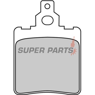 Накладки -FERODO- FDB624AG, Aprilia AF1/RS/Tuono 50, Climber 240, Cagiva Aletta/Elefant/W8 50-200, Derbi GPR 50-75, Fantic 50-125, Garelli GTA 125, KTM SX 60-65, Laverda/HRD/Malanca 125