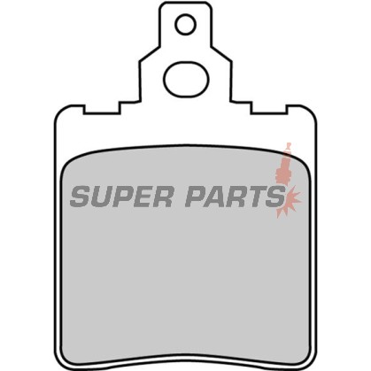 Накладки -FERODO- FDB624AG, Aprilia AF1/RS/Tuono 50, Climber 240, Cagiva Aletta/Elefant/W8 50-200, Derbi GPR 50-75, Fantic 50-125, Garelli GTA 125, KTM SX 60-65, Laverda/HRD/Malanca 125